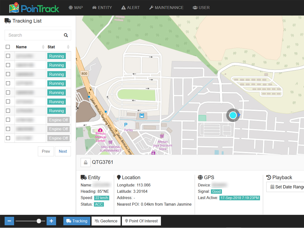 PoinTrack - Features